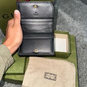 GG MARMONT CARD CASE WALLET